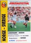 Norge - Sverige 26/8 1992 - Klicka f�r st�rre format