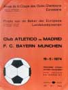 1974 Bayern M�nchen - Atletico Madrid  - Klicka f�r st�rre format