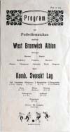 West Bromwich Albion - Komb. Svenskt Lag - Klicka f�r st�rre format
