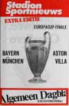 1982 Aston Villa - Bayern Mnchen - Klicka fr strre format