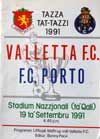 Valletta - Porto, Cupvinnarcupen 1991 - Klicka f�r st�rre format
