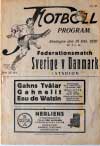 Sverige - Danmark 1920 - Klicka f�r st�rre format