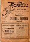 Sverige - Tyskland 1923 - Klicka f�r st�rre format