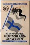 Tyskland - Sverige 1932  - Klicka f�r st�rre format