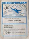 Sverige - Danmark 1935  - Klicka f�r st�rre format