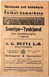 Sverige - Tyskland 1935 - Klicka fr strre format