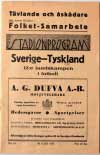Sverige - Tyskland 1935 - Klicka f�r st�rre format