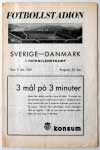 Sverige - Danmark 1937 - Klicka fr strre format
