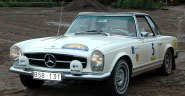 Evert Lundin/Stig Blomgren, Mercedes 230 SL - Klicka f�r st�rre format