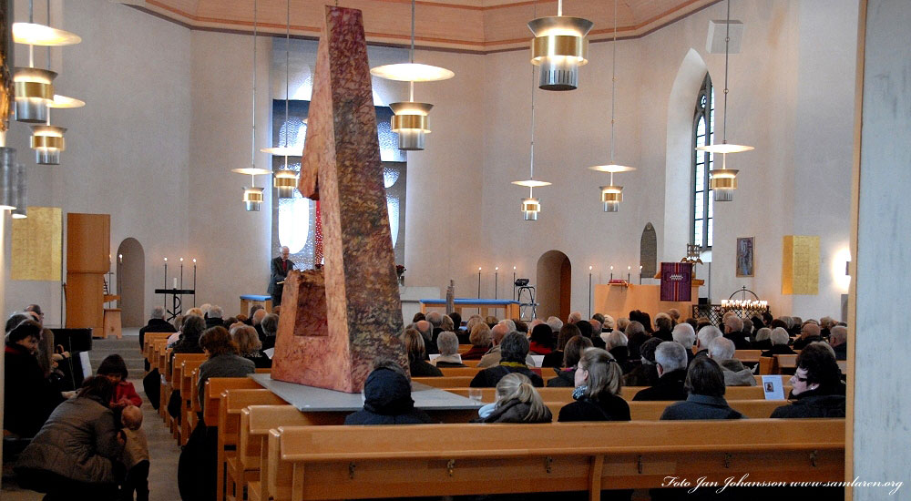 Ludmila Pawlowska - Invigning och Vernissage 21 feb. 2009 - St:a Helena kyrka, Sk�vde Sweden