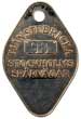 Tj�nstebricka Stockholms sp�rv�gar 1947 - Klicka f�r st�rre format