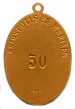 Polisbricka krigspolisen Marinen - Klicka f�r st�rre format