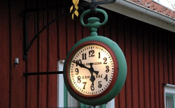 Urmakar-Kalles klocka pryder hemmet