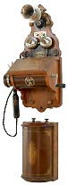 V�ggtelefon LM Ericsson 1890-tal - Klicka f�r st�rre format