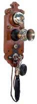 V�ggtelefonapparat f�r galvanisk signalering - Klicka f�r st�rre format