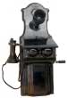 V�ggtelefon i svartlackerad pl�t, 1910 - Klicka f�r st�rre format