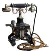 Bordstelefon Taxen tidigt 1900-tal - Klicka f�r st�rre format