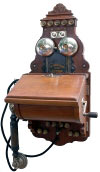  V�ggtelefonapparat AB 130  - Klicka f�r st�rre format