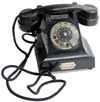 V�rldens f�rsta serietillverkade telefon i bakelit - Klicka f�r st�rre format