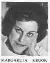 Teater, Margareta Krook, f.d. flygv�rdinna, karakt�rsaktris